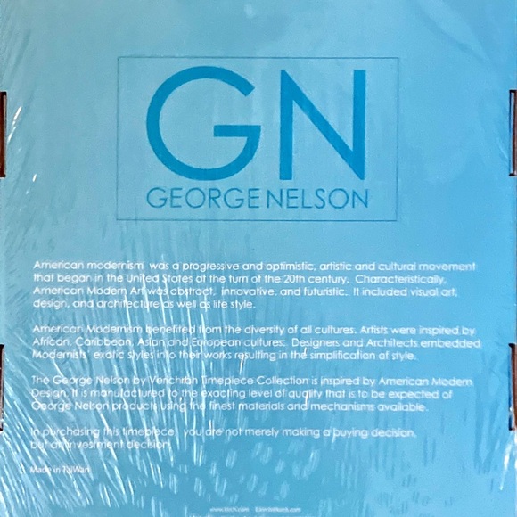 George Nelson midcentury modern Zoo Timer RAM clock, licensed, New in box - Picture 3 of 4